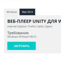 VKontakte-də oyunlar üçün unity web player 3d yükləyin